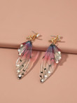 Butterfly Wing Drop Dangle Earrings