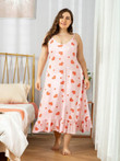 Love Pattern Home Wear Dresses