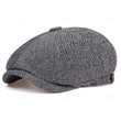 Tommy Shelby Peaky Blinders Hat  Winter Newsboy Hats Vintage Herringbone Octagon Cap