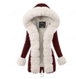 Winter Warm Hooded Cotton Coat