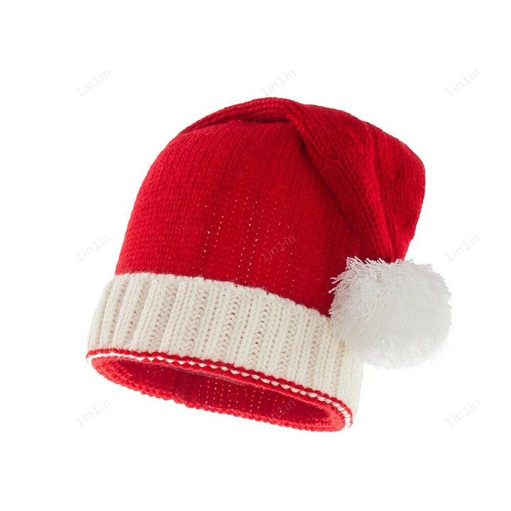 Christmas knitted woolen hat keeps warm and cute