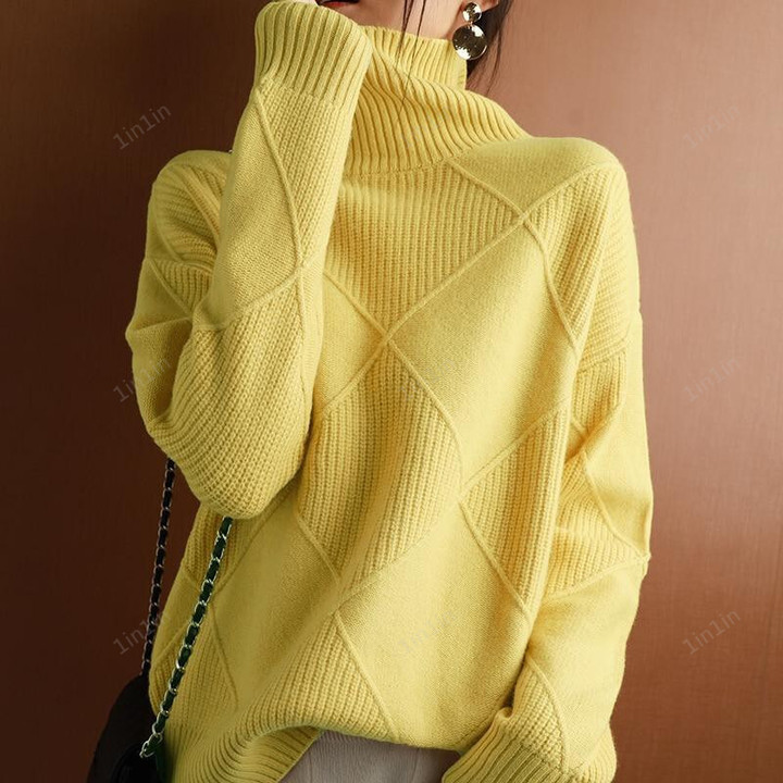 Free Shipping Now！！Cashmere Women's Turtleneck