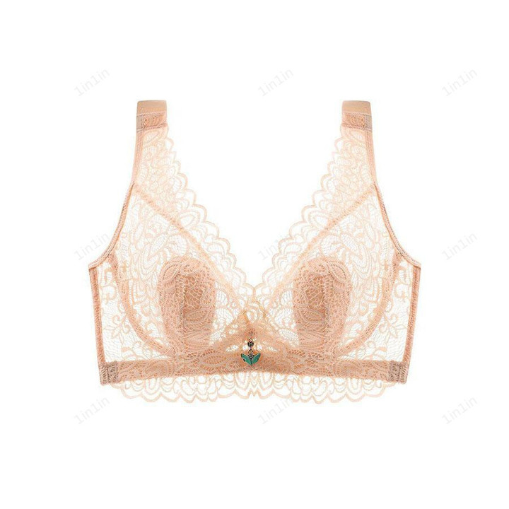 French Crystal Cup Large Size Bras