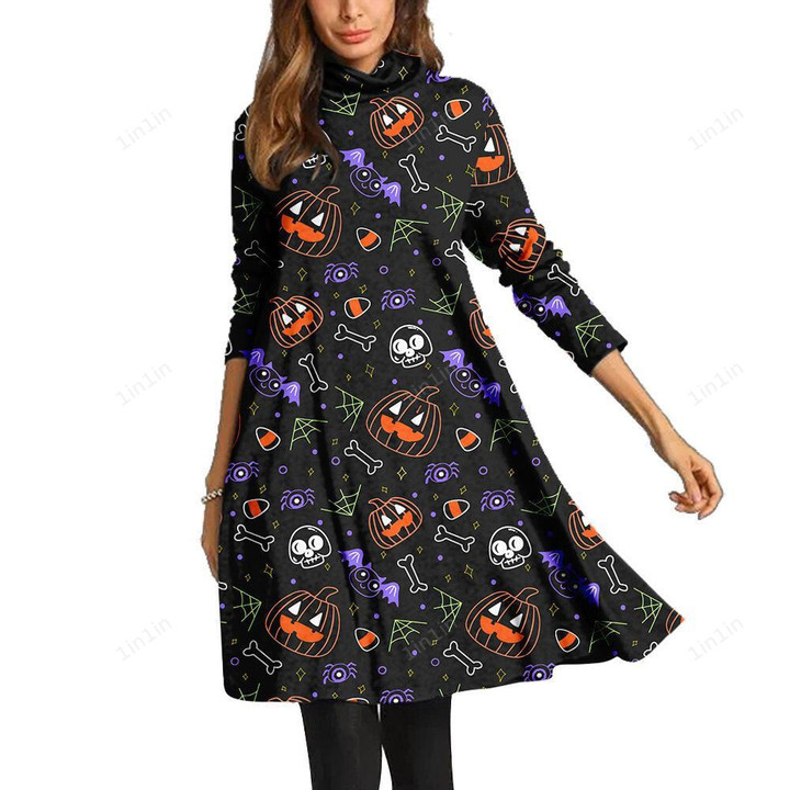 Loose 3D Printed Dress Halloween Series