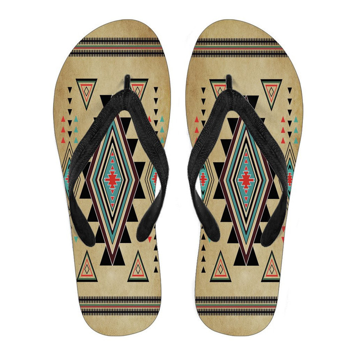 Southwest Symbol Native American Flip Flops