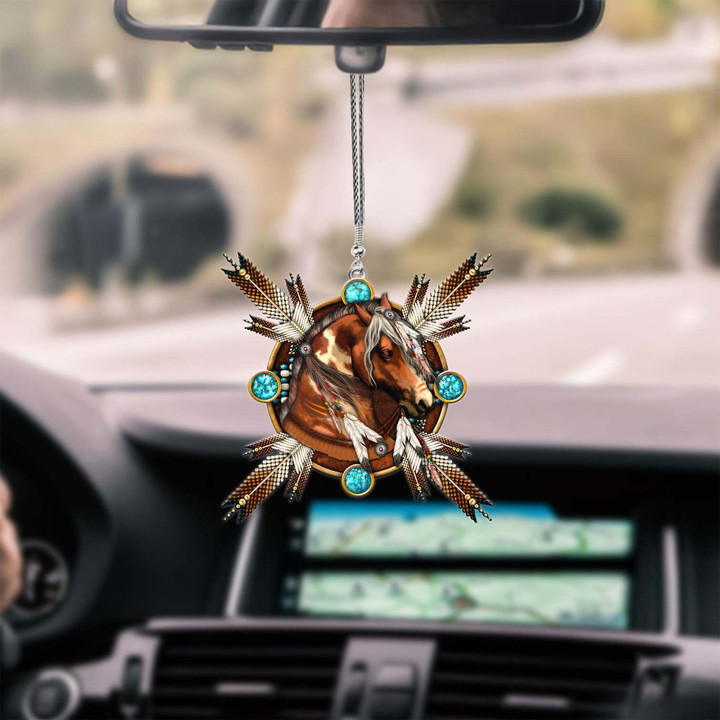 Native American Car Hanging Ornament, Interior Gift For New Car