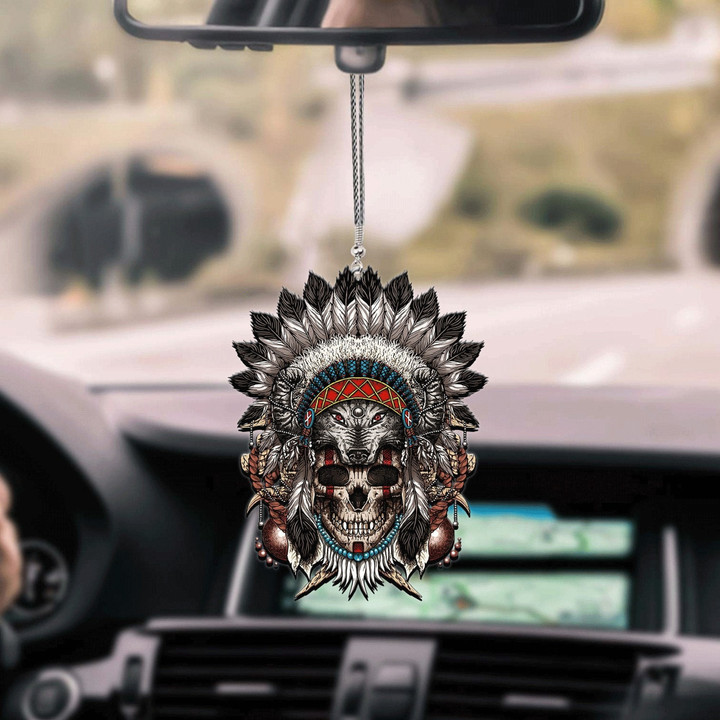 Native American Car Hanging Ornament, Car Ornaments For Men