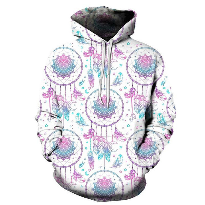 Full Color Dreamcatcher Native American Hoodie 01