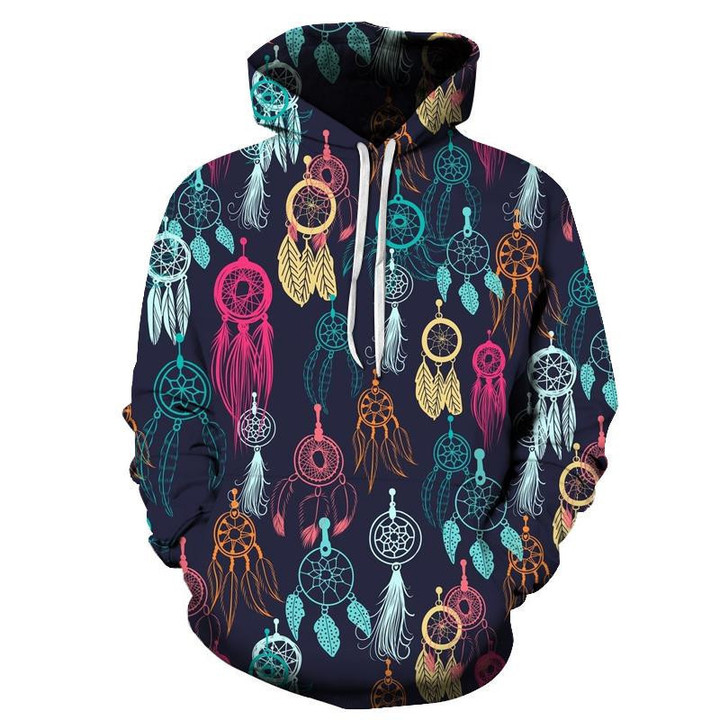 Full Color Dreamcatcher Native American Hoodie 02
