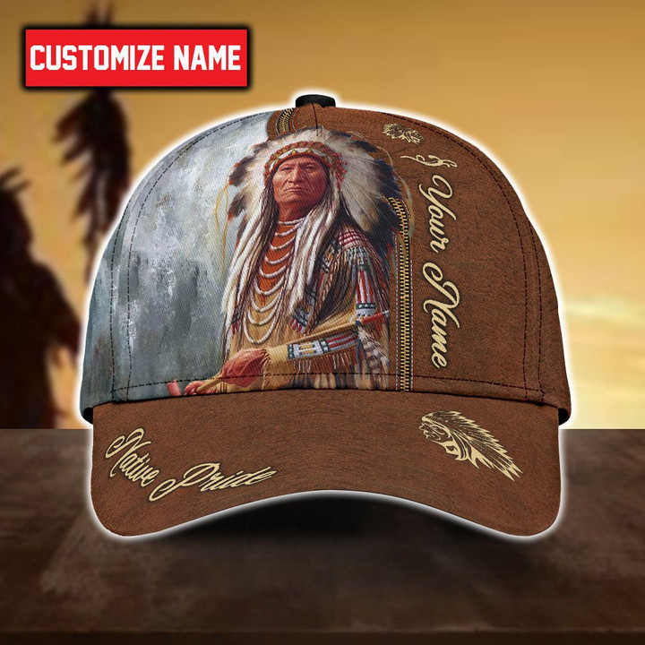 Personalized Native Chief 3D Printed Cap Hht04082104.S1