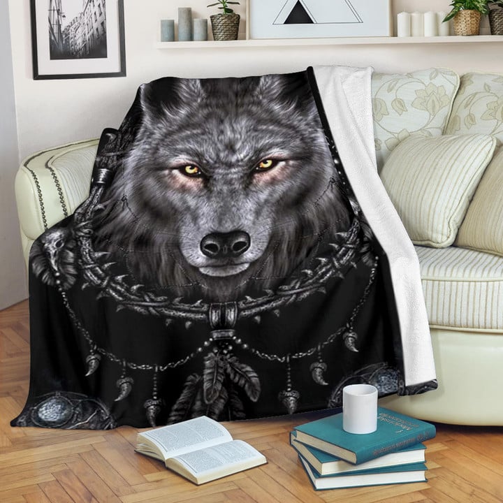 Wolf Native Blanket