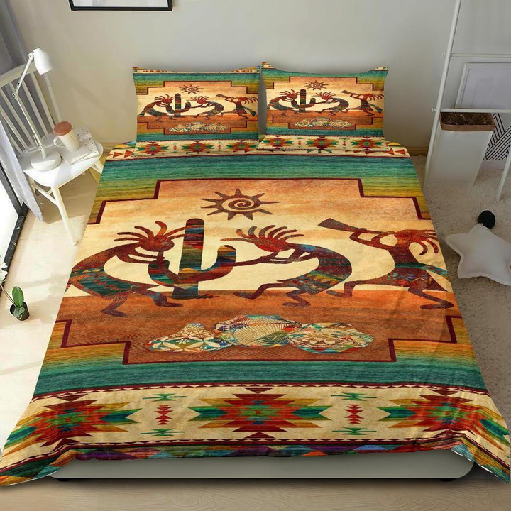 Kokopelli Myth Native American Bedding Sets 02