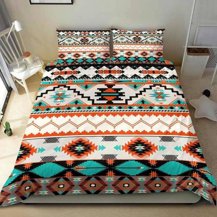 Native American Border Design Patterns Bedding Set