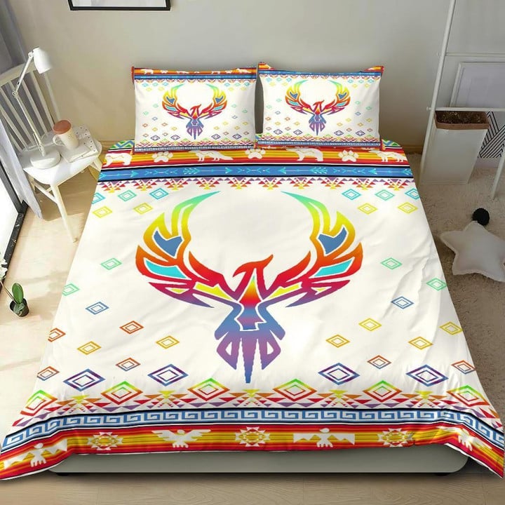 Phoenix Rising Native American Bedding Sets 01