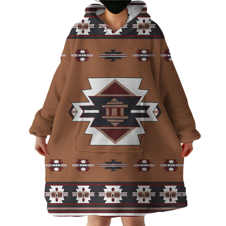 United Tribes Sherpa Hoodie Blankets