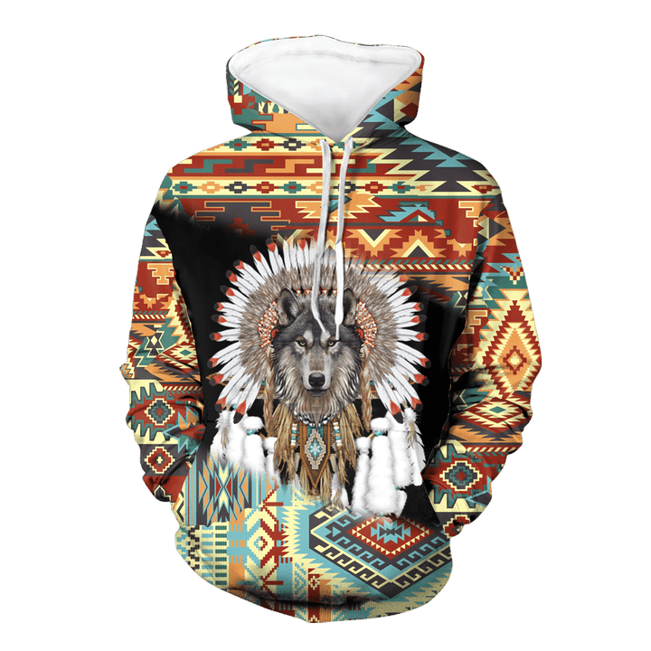 HD00089 Native American Pride 3D Hoodie