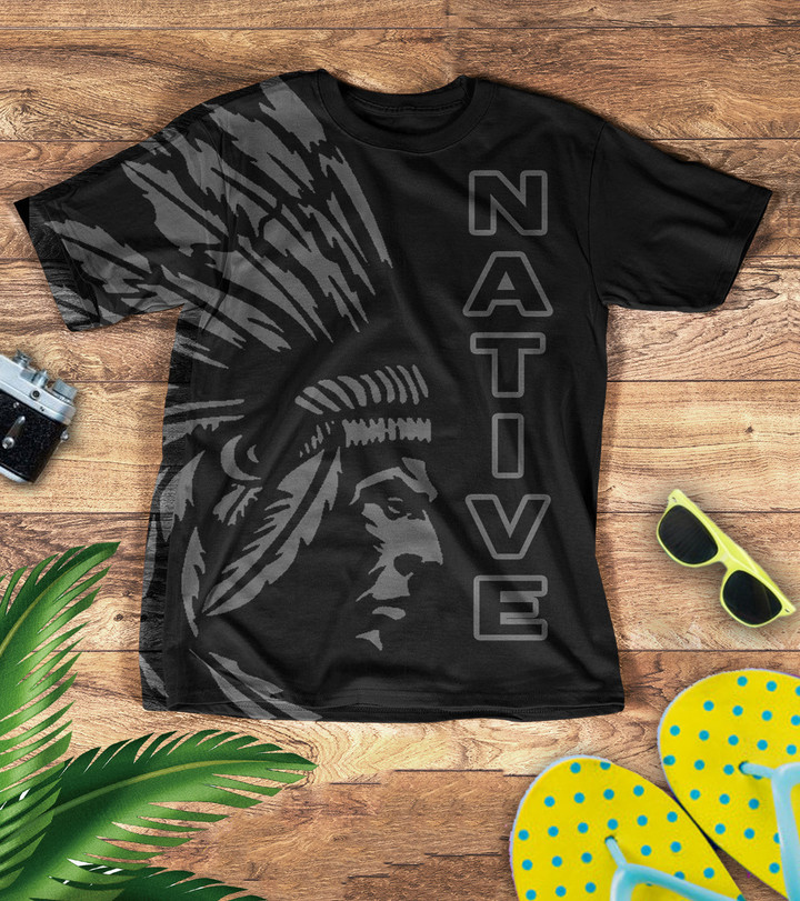 GB-NAT00723 Native American 3D Tshirt