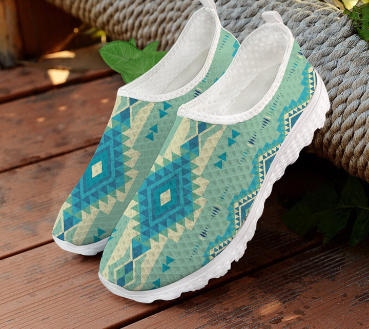 Pattern Ethnic Native Mesh Shoes