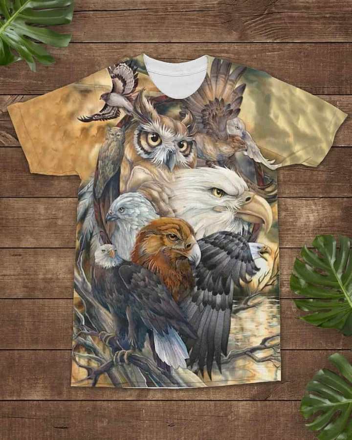 Eagle Own Dream Catcher 3D T-shirt All-over T-Shirt
