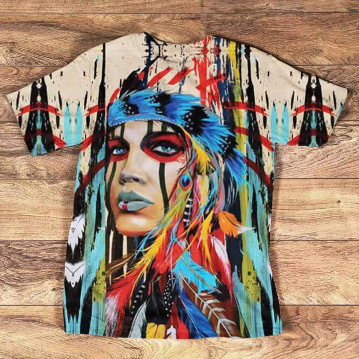 Native American WarriNative American Warrior Woman 3D Tshirtor Woman 3D Tshirt