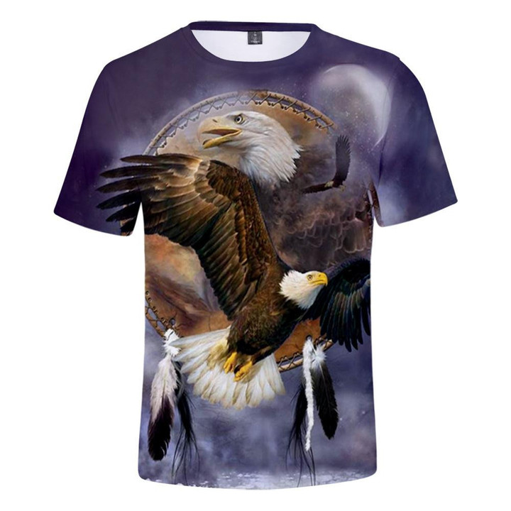 Dreamcatcher Proundthunderbird Native American  3D Tshirt