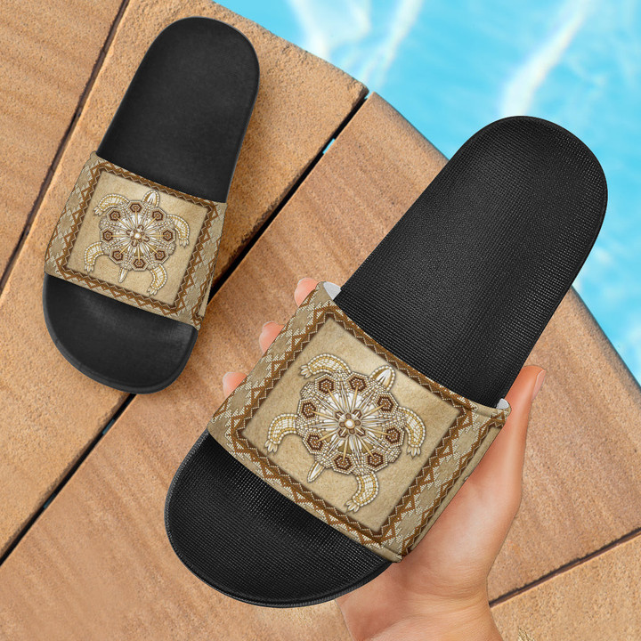 Turble Totem Native American Slide Sandals