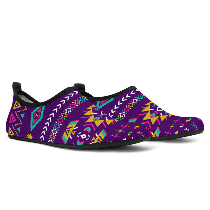 Purple Pattern Native Aqua Shoes