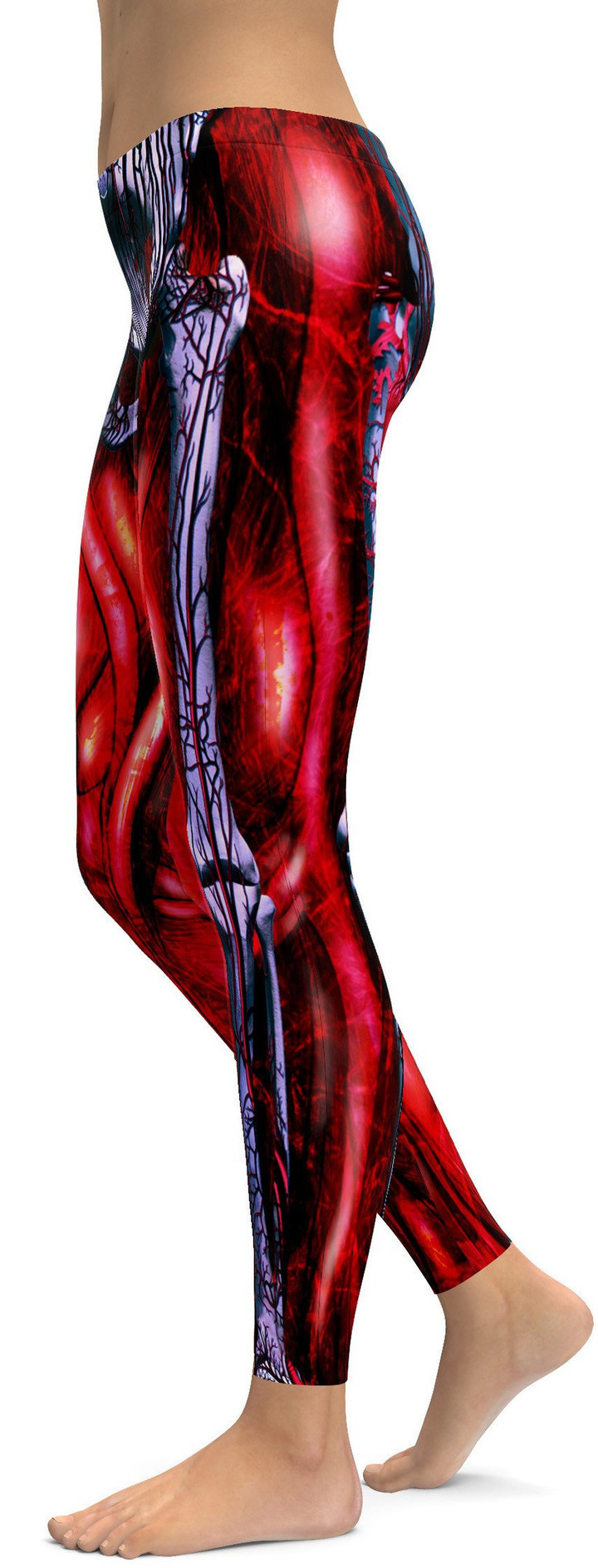 Blooded Muscles Horror High-Waisted Leggings