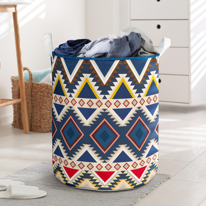 Pattern Native American Laundry Basket 31