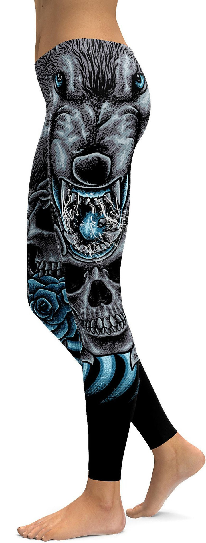Mad Wolf High-Waisted Leggings