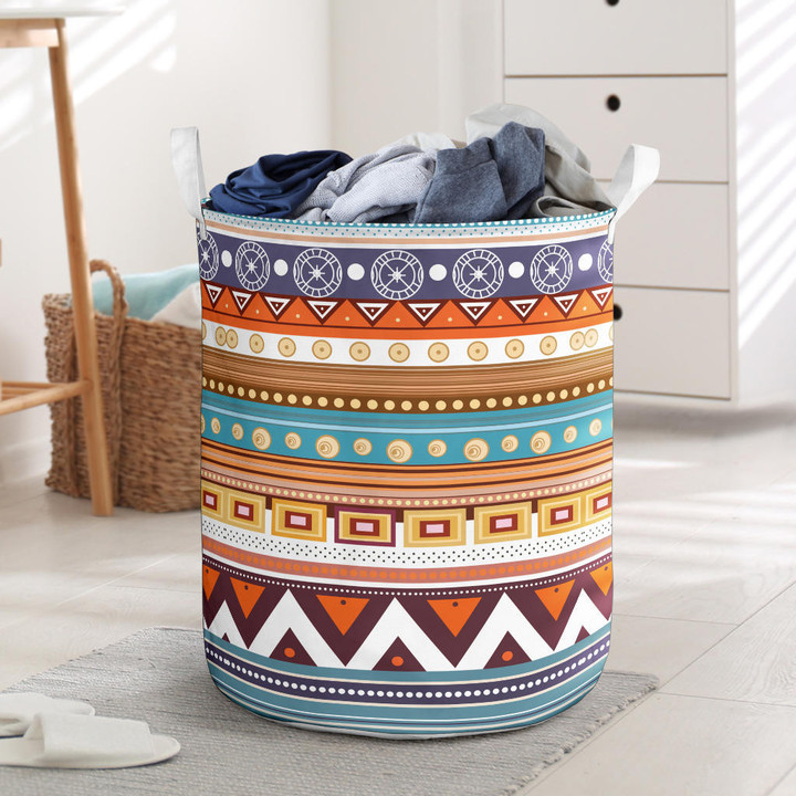 Geometric Laundry Basket