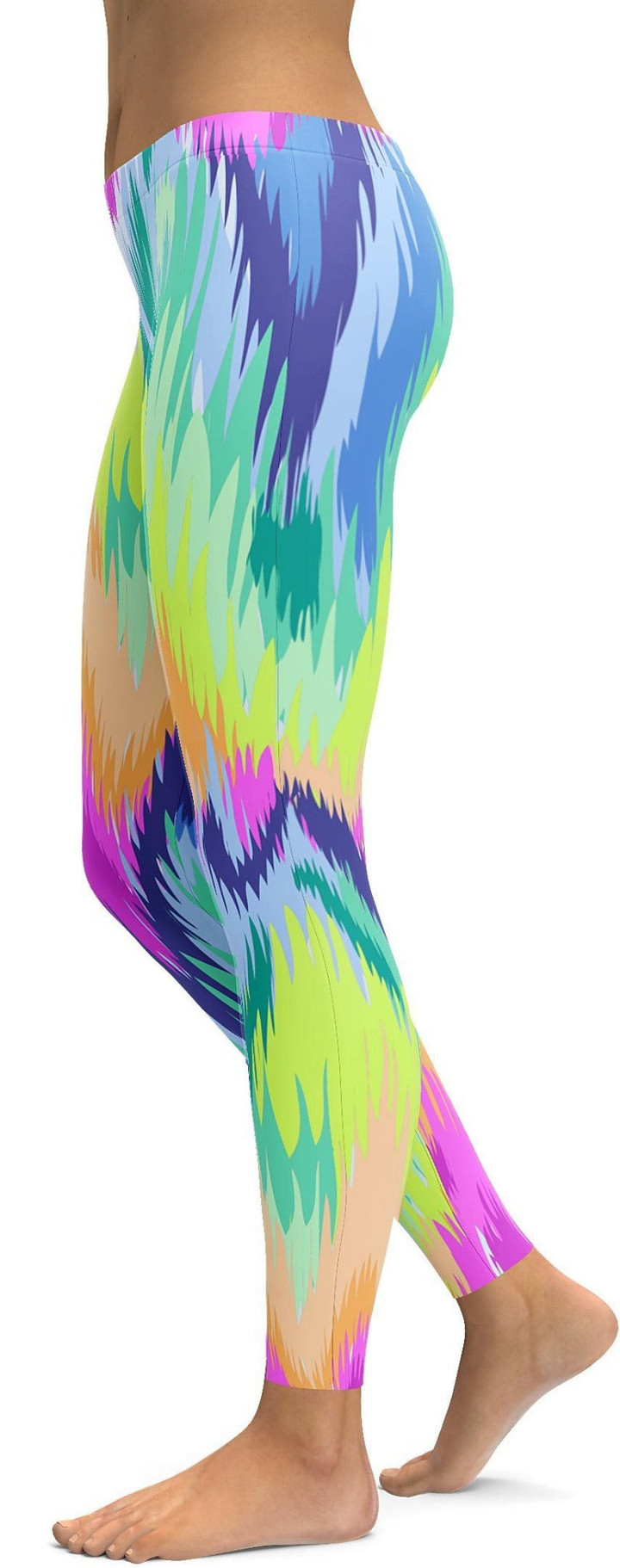 Rave Sound Wave High-Waisted Leggings