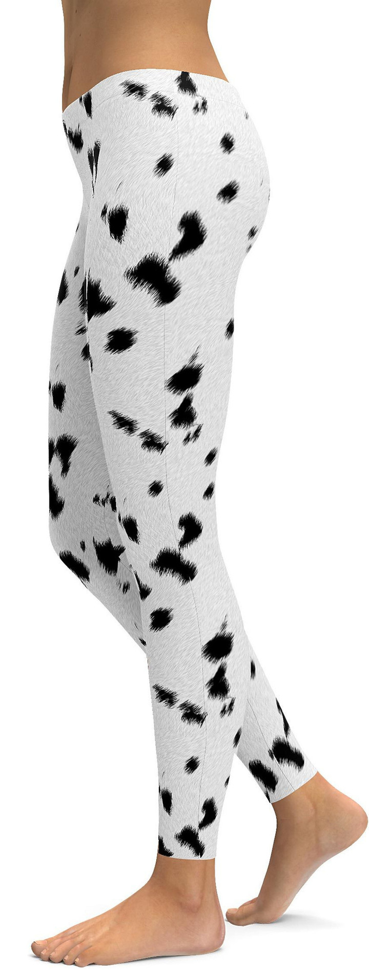 Dalmatian Skin High-Waisted Leggings