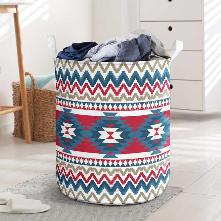 Pattern Native American Laundry Basket 23