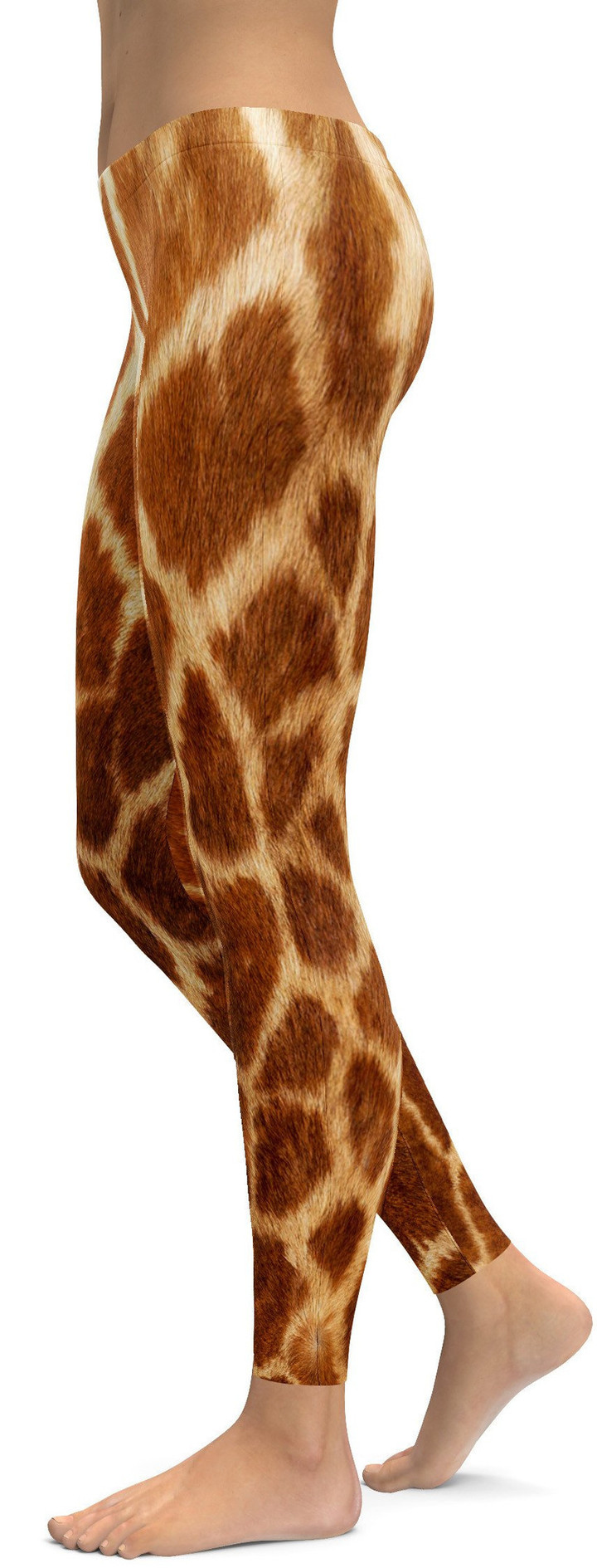 Giraffe Skin High-Waisted Leggings