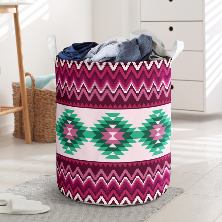 Pattern Native American Laundry Basket 24