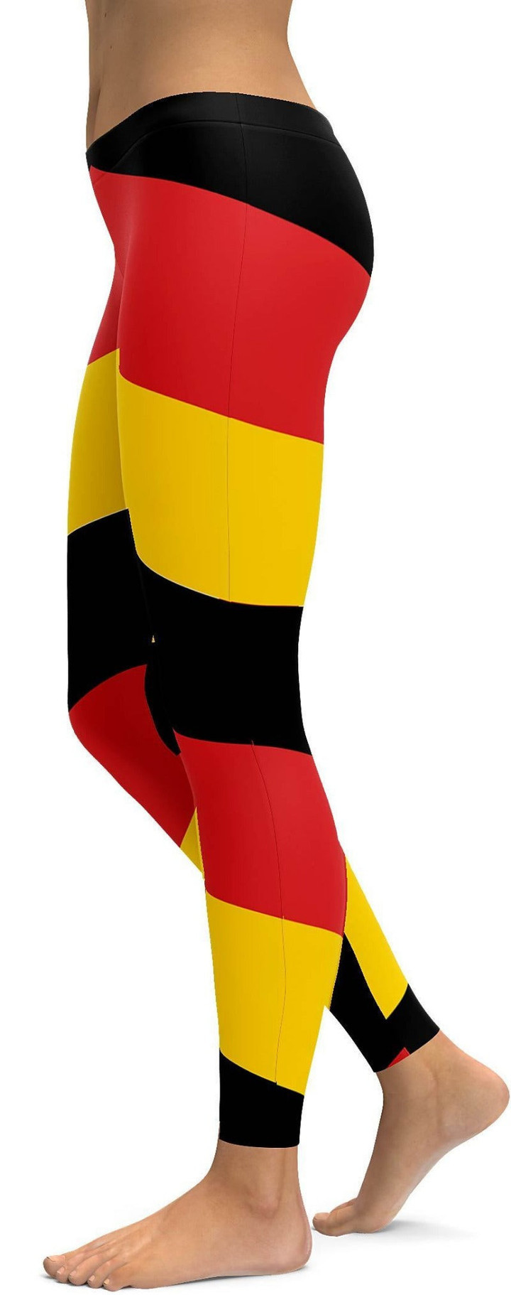 German Flag High-Waisted Leggings