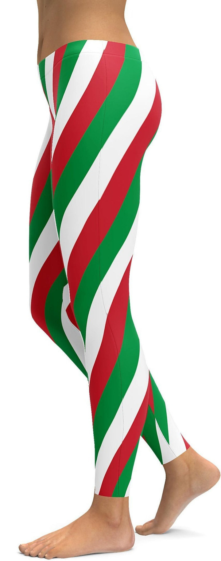 Italian Flag High-Waisted Leggings