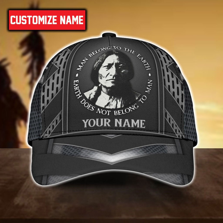 Personalized Native American Man Belongs To The Earth 3D Printed Cap Hht05082102