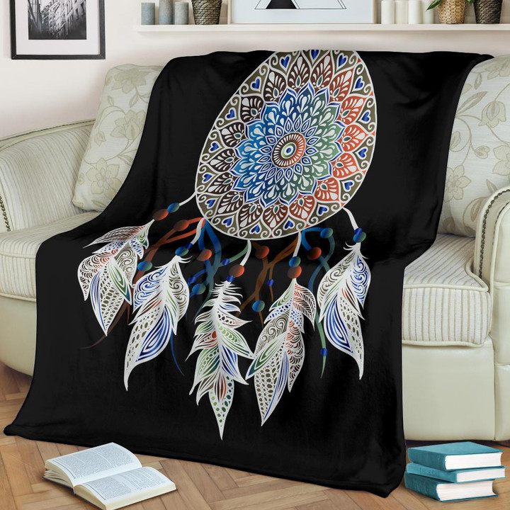 Mandala Native American Style Premium Blanket
