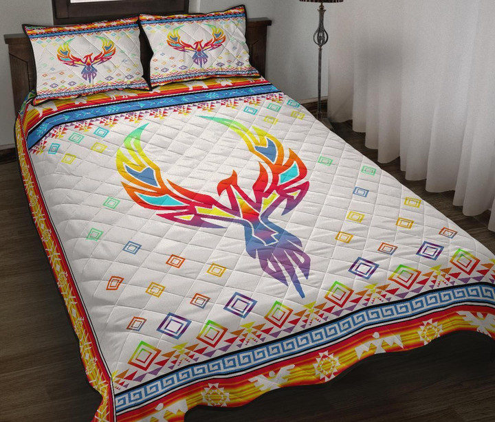 Phoenix Rising Native American Quil Bed Set