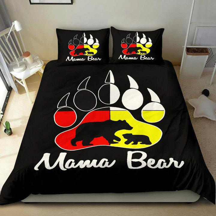 Mama Bear Baby Bear Medicine Wheels Native American Bedding Sets 03