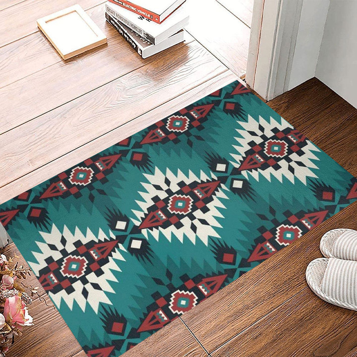 Native Southwest American Indian Aztec Navajo Funny Doormat, Native Southwest American Home Decorative Welcome Doormat