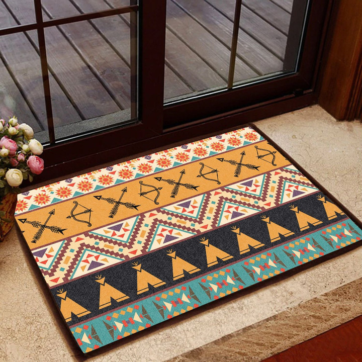 Amazing Native American Doormat, Native American Welcome Home Doormat