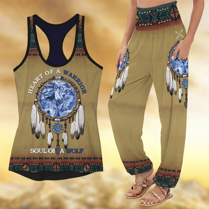 Heart of a Warrior Racerback Tank Top & Harem Pants Outfit
