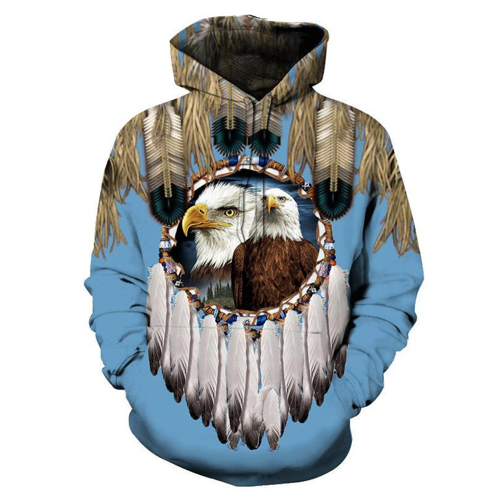 Eagle Dreamcatcher Native American Hoodie
