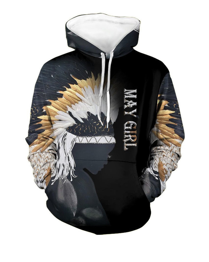 May Native Girl 2 - Birth Month Hoodie