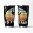 No Prob Llama - Funny Retro Llama Travel Mug