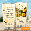 Butterfly Way Maker Customized Tumbler