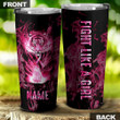 Personalized Breast Cancer Tiger Tumbler - Tltm0505213